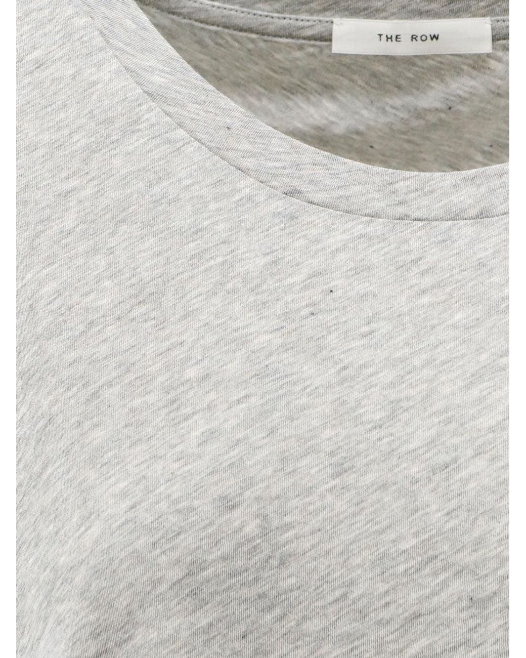 The Row Gray Dera Cotton T-Shirt