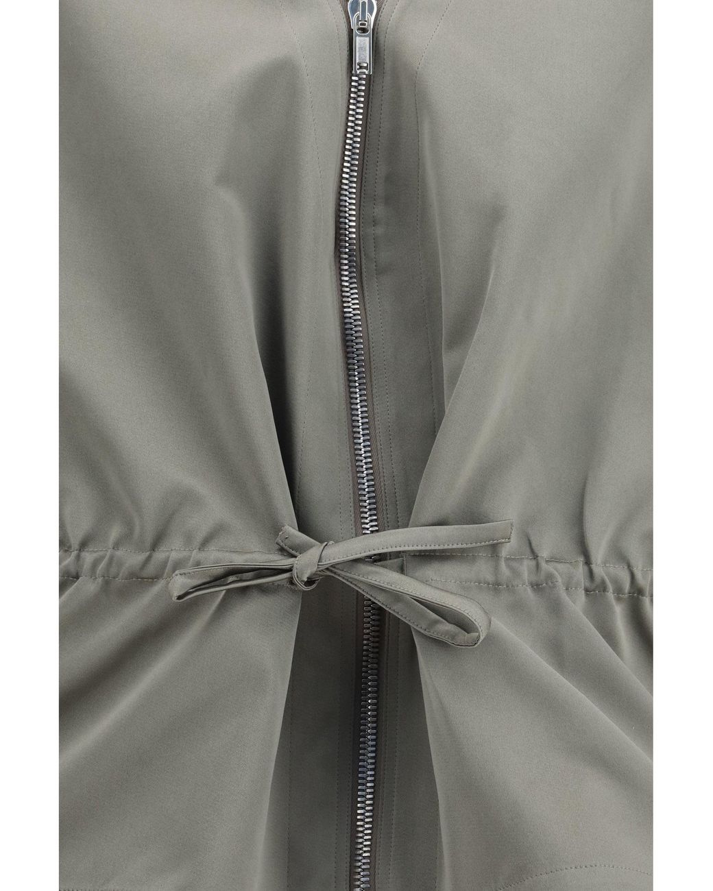 Rick Owens Gray Satin Jacket