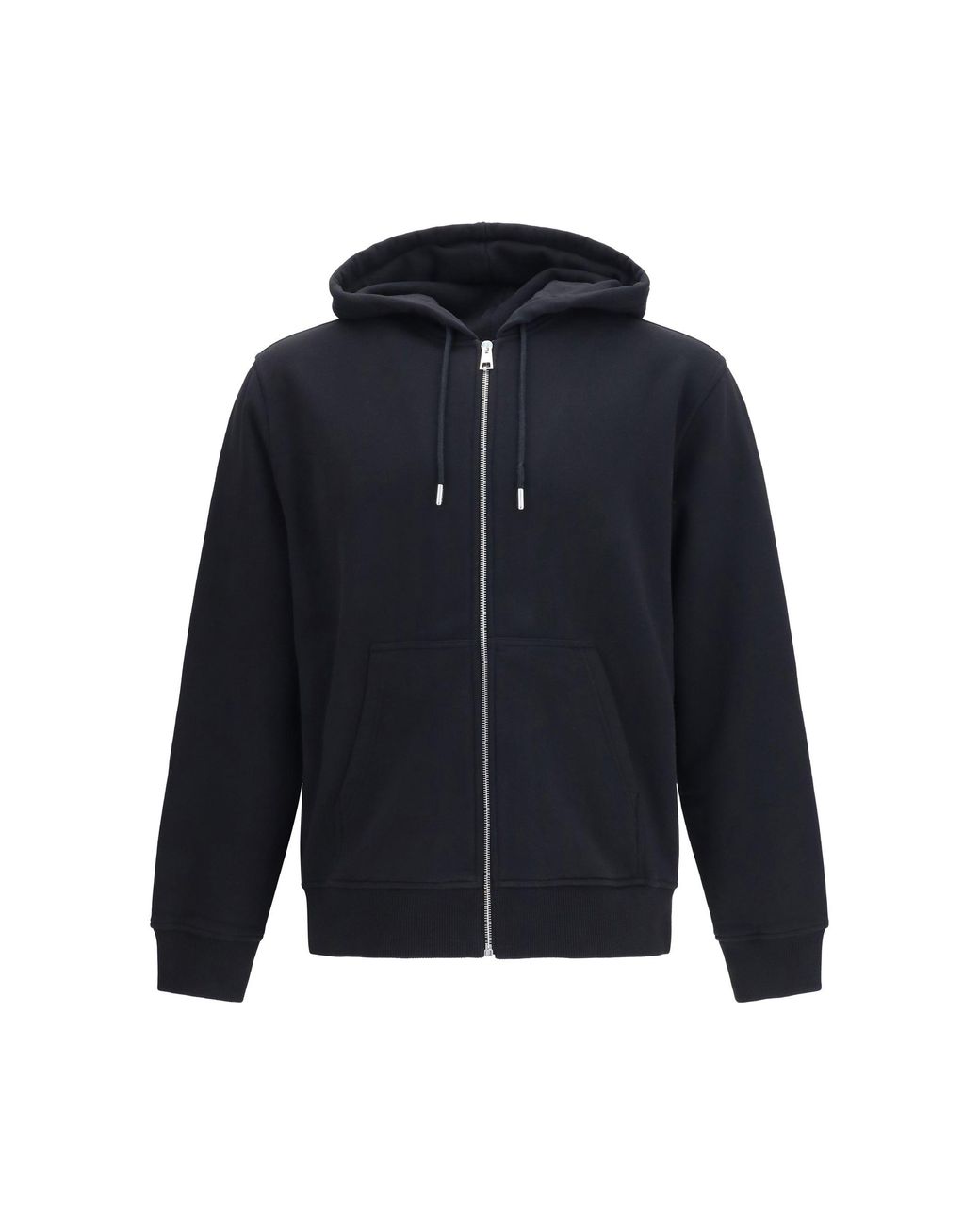 Givenchy Blue Photographic Negative Print Fleece Zip Hoodie for men