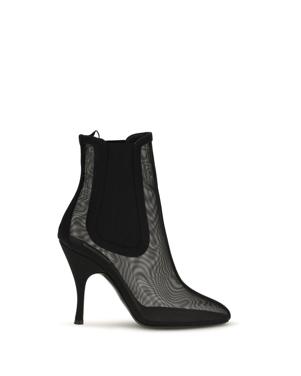 Alaïa Black Alaïa Mesh Chelsea Ankle Boots
