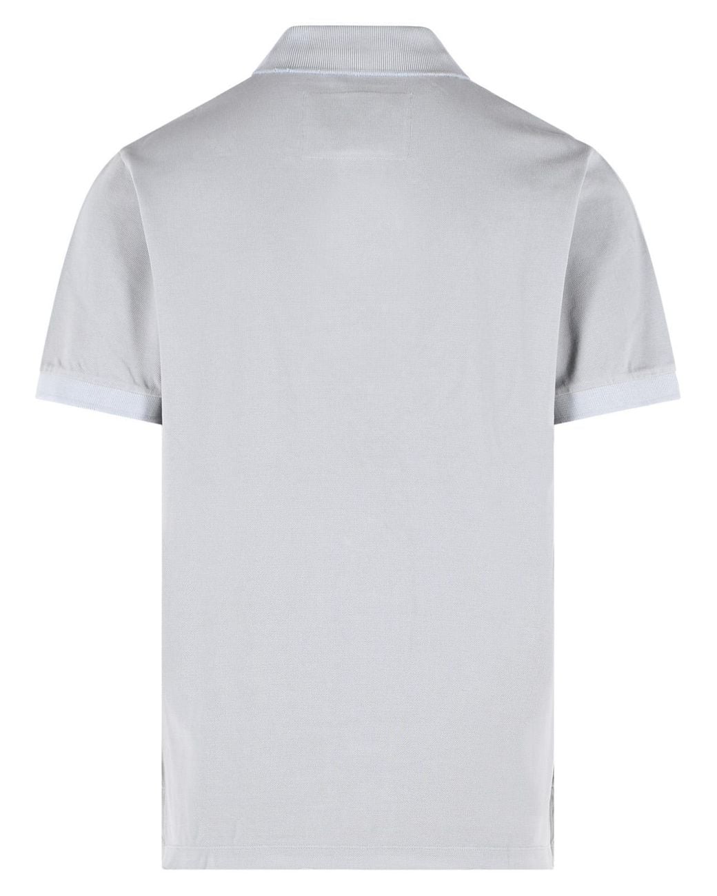 ERL White Cotton Polo Shirt for men