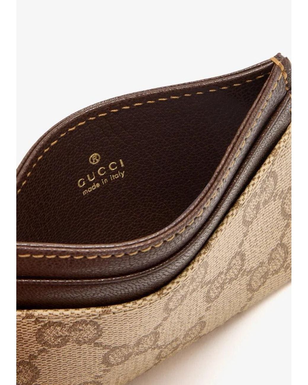 Gucci Natural Essence Classic Card Holder for men