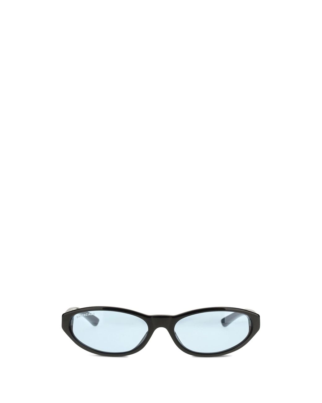 Balenciaga White Neo Round Sunglasses for men