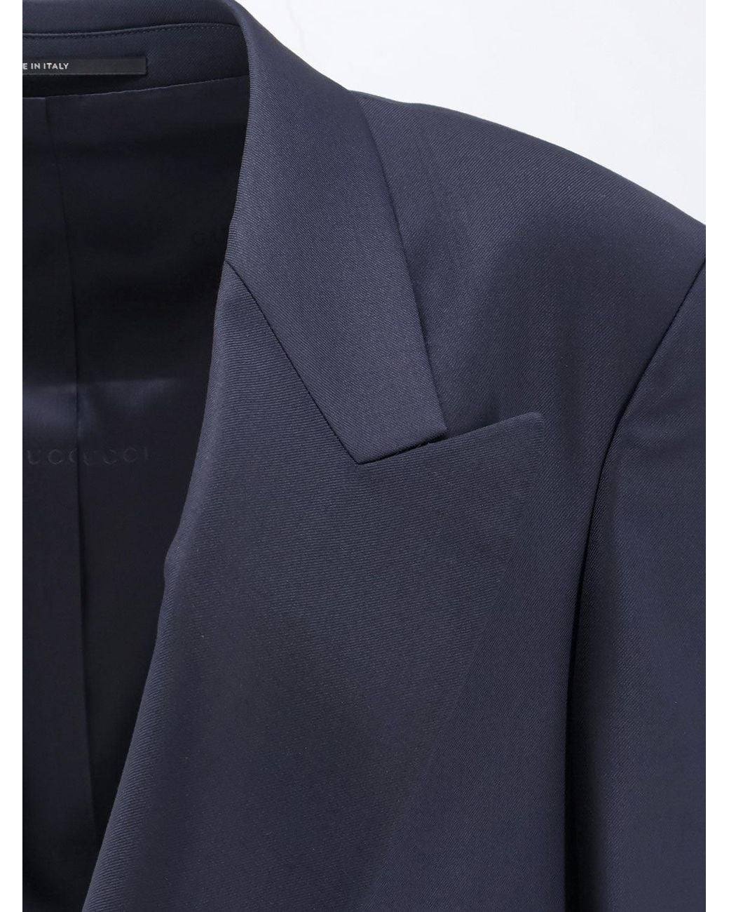 Gucci Blue Primavera Light Wool Blazer
