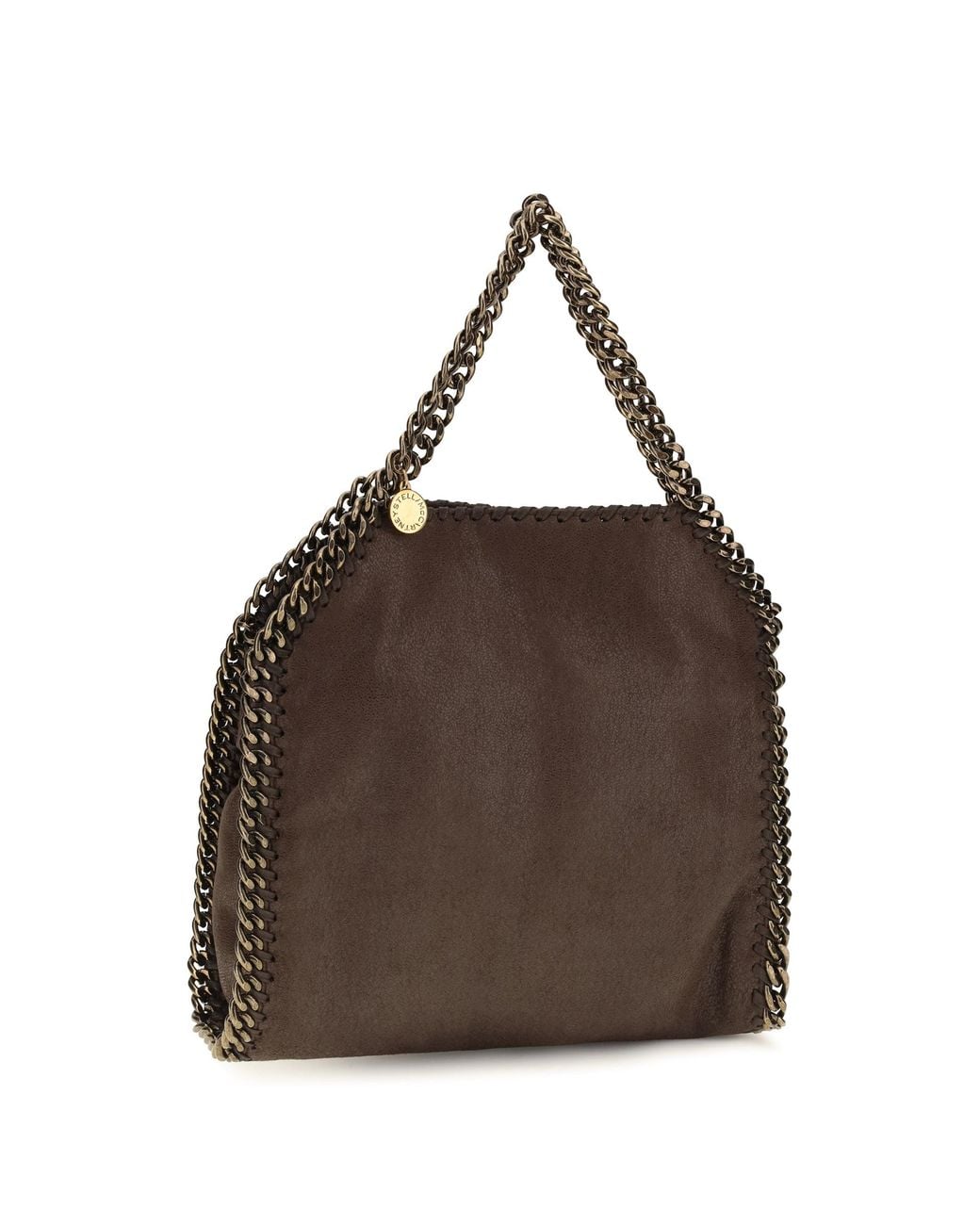 Stella McCartney Brown Mini Falabella Handbag Mahogany