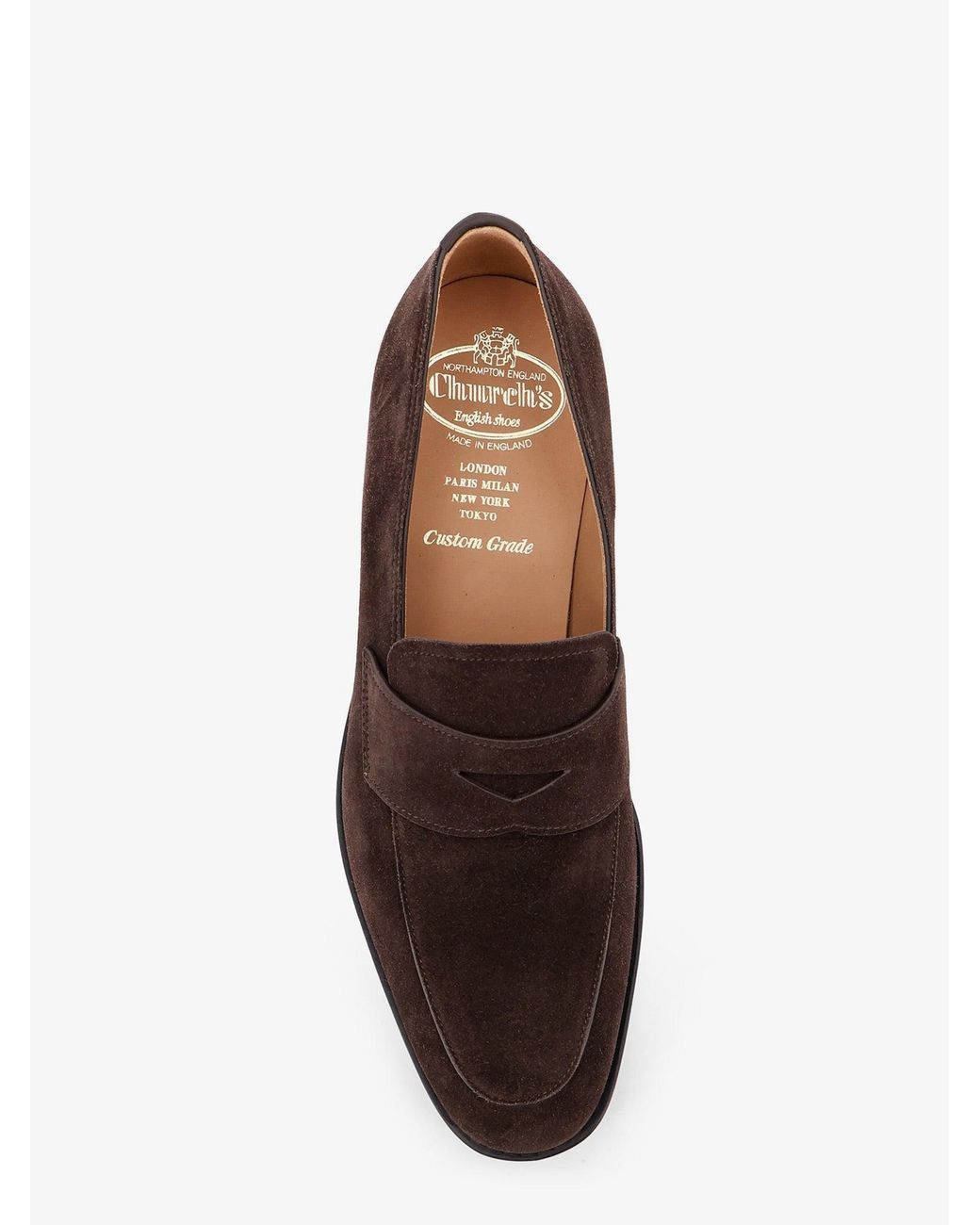 Church's White Hertford R 2.0 Suede Loafers for men