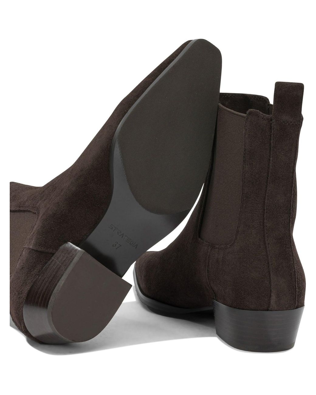 Strategia Brown A5900-Xvelour Ebano Boots