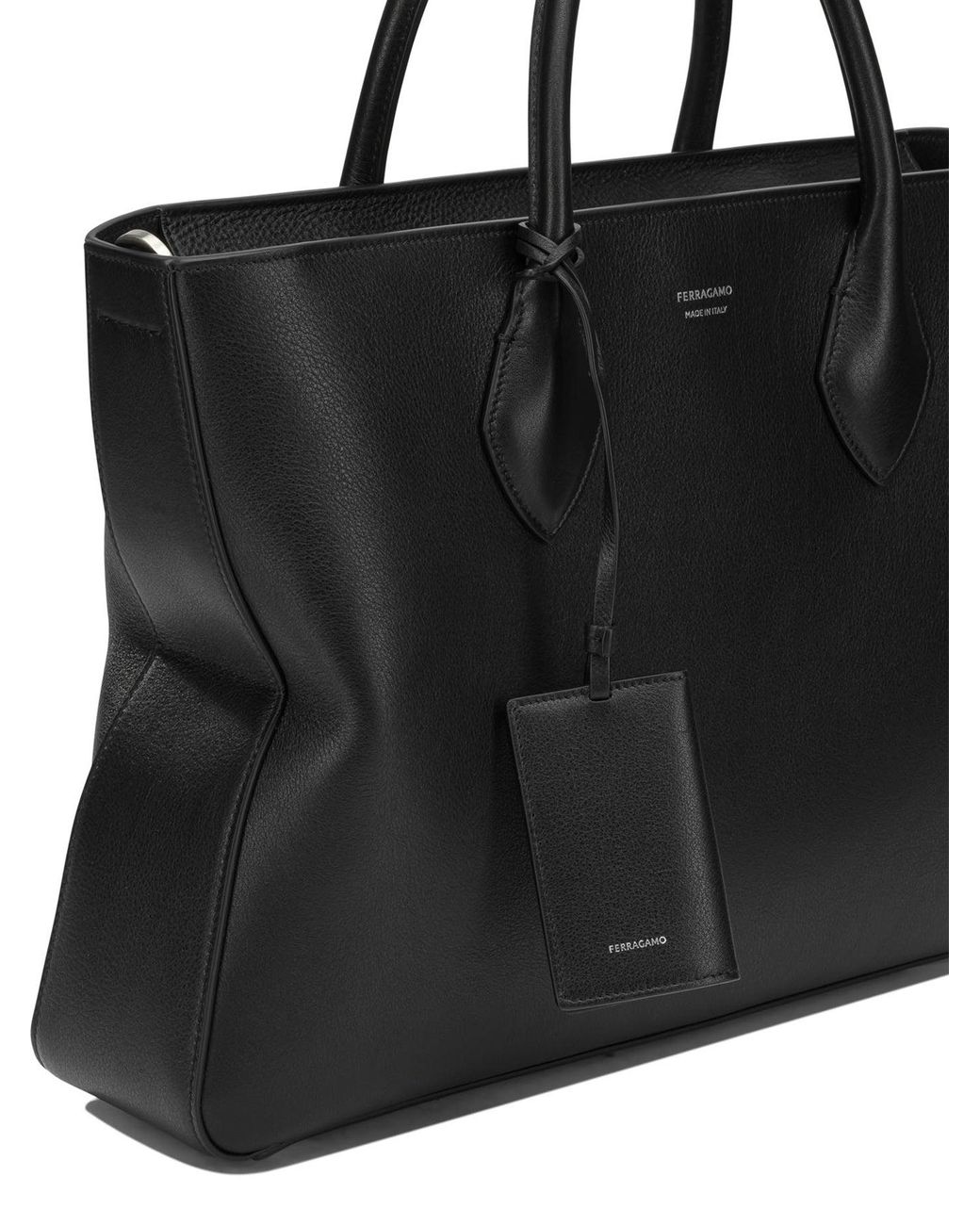 Ferragamo Black Large "Star" Handbag