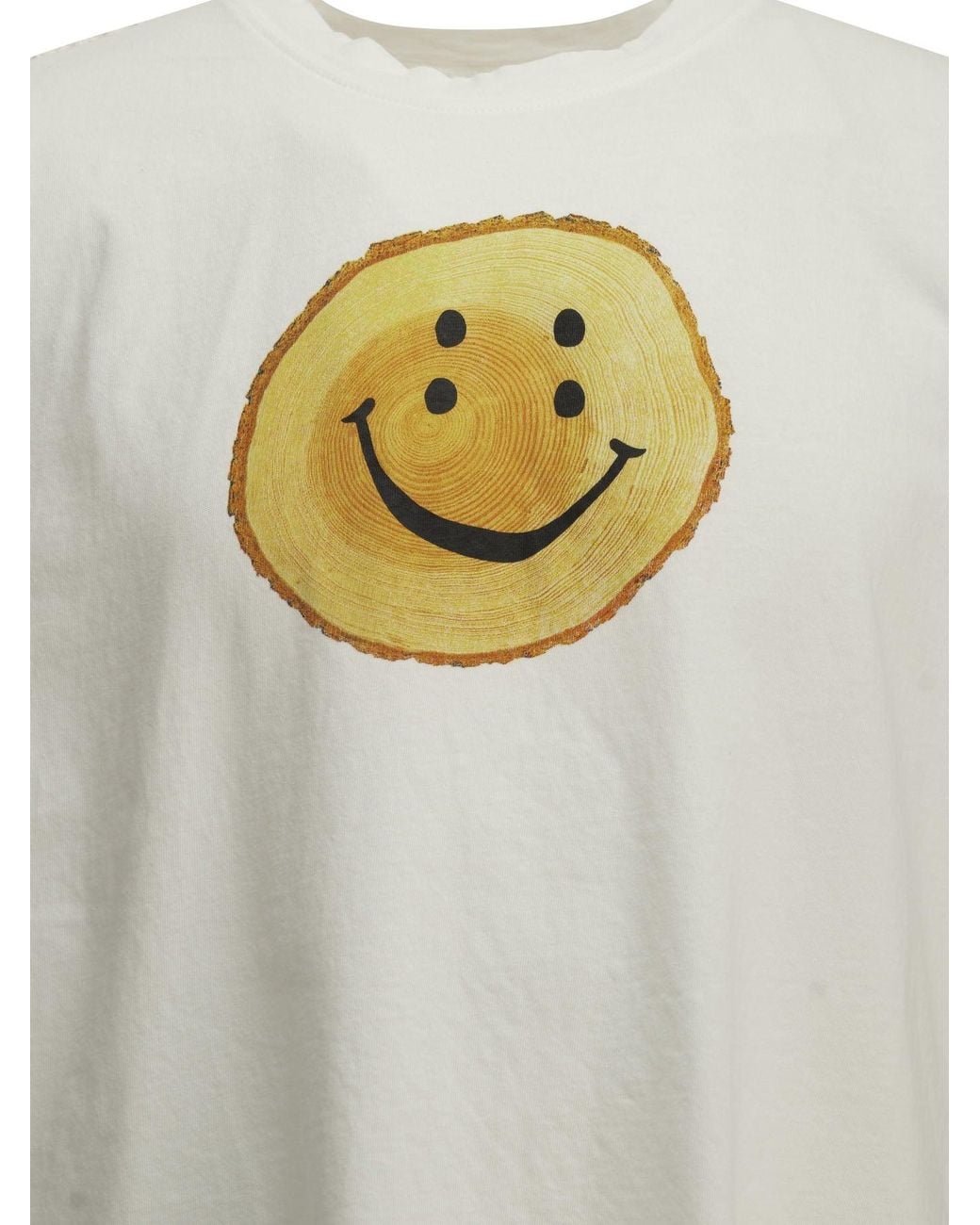 Kapital Gray Tree Trunk Crew-Neck T-Shirt for men
