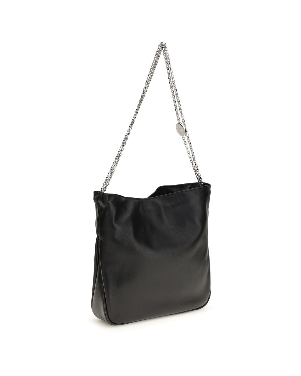 Roger Vivier White Pilgrim Mini Handbag