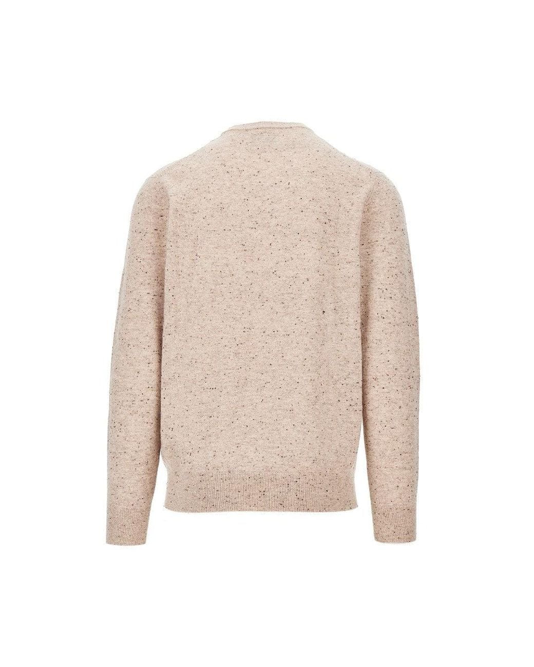 Mc2 Saint Barth White Country Club Wool-Blend Sweater for men