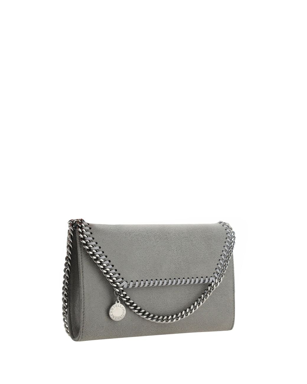 Stella McCartney Gray Mini Falabella Shoulder Bag
