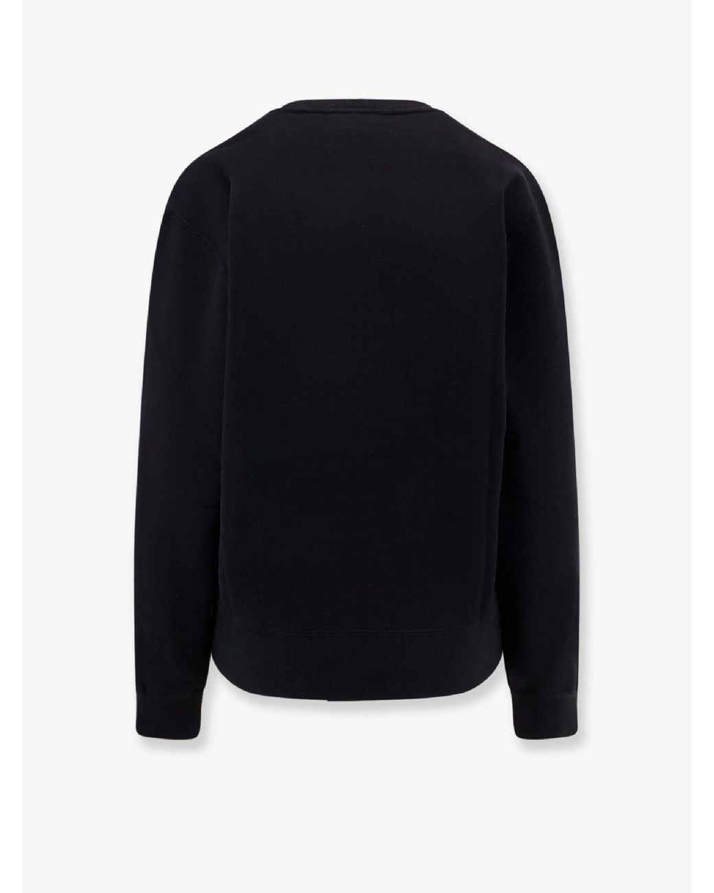 Saint Laurent Blue Certified Cotton Sweatshirt With Cassandre Embroidery