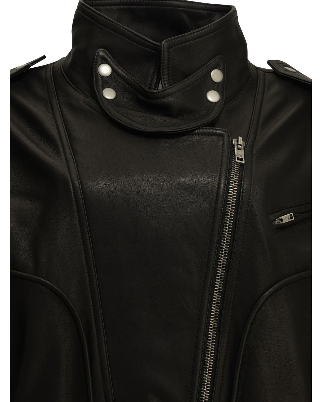 Isabel Marant Black "Farza" Leather Jacket