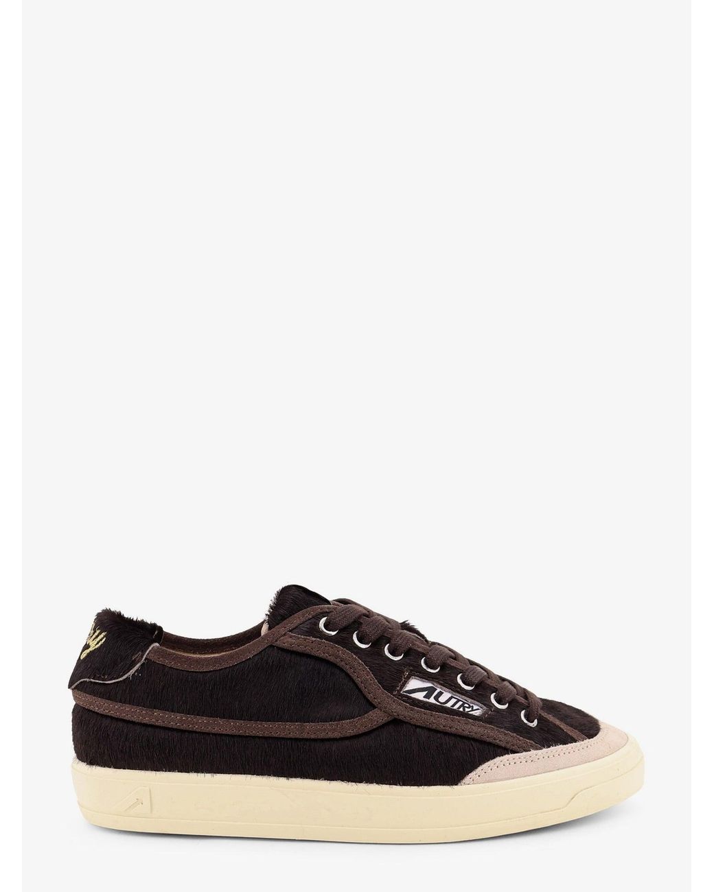 Autry Black Windscape Low Pony Hair Sneakers