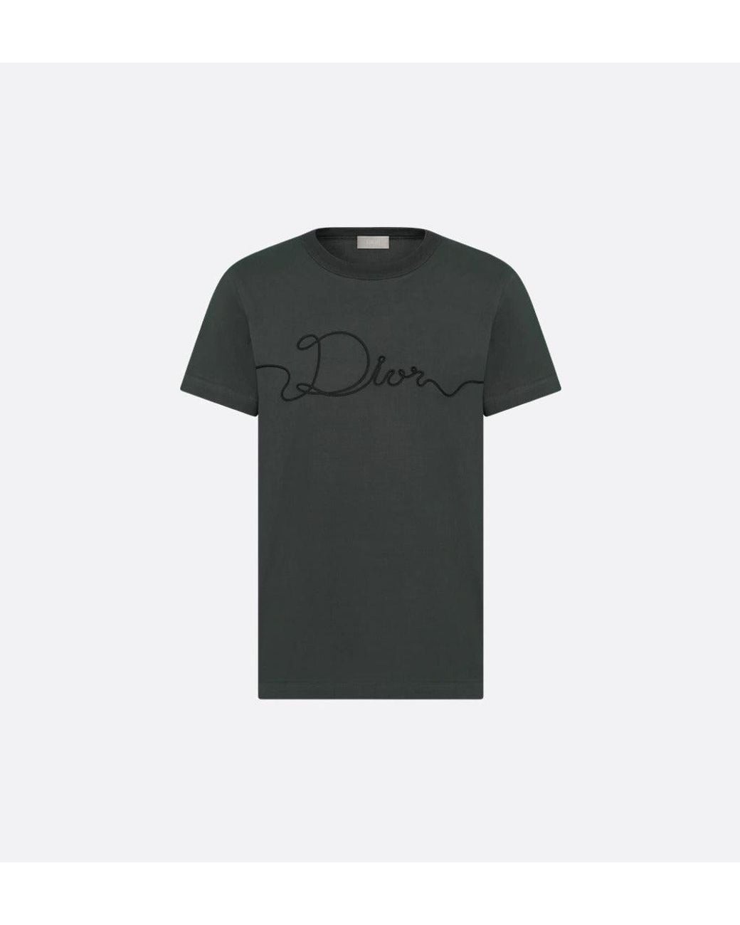 Dior Black Ribbon T-Shirt for men