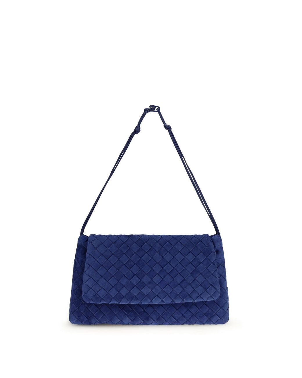 Bottega Veneta Blue Giorno Shoulder Bag