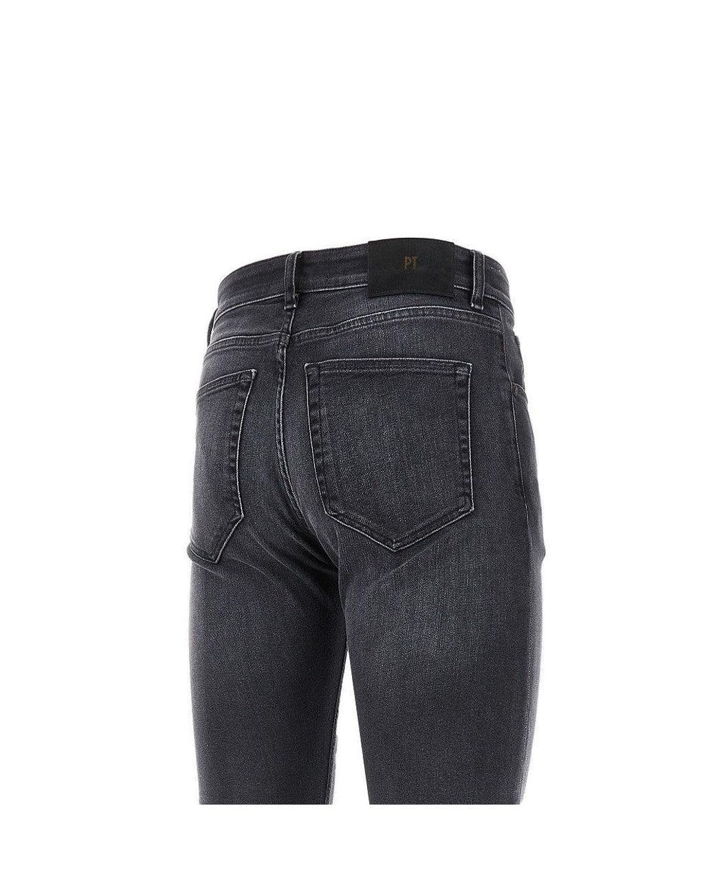 PT Torino Blue 'Jazz' Stretch Denim Jeans for men