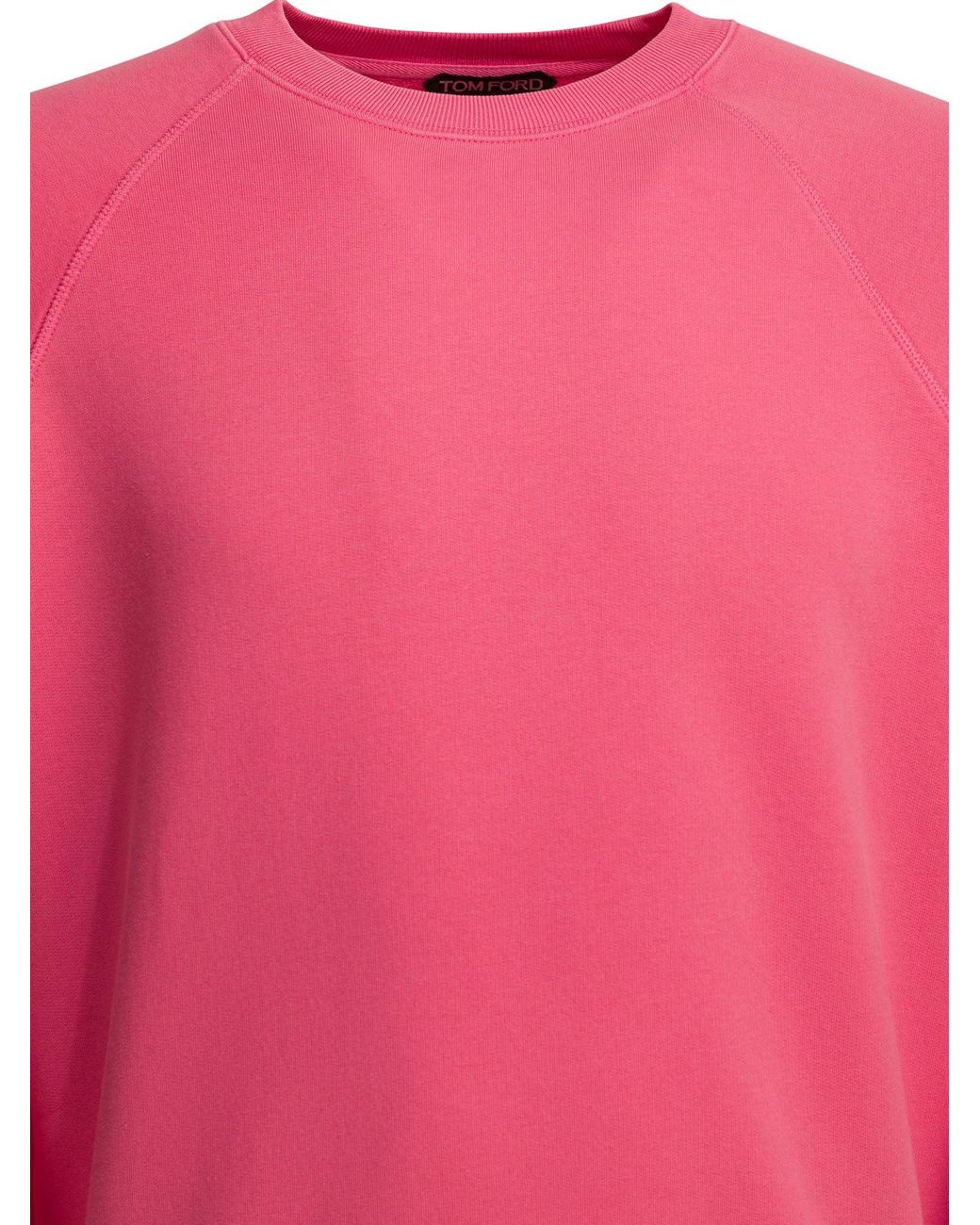 Tom Ford Pink Organic Cotton Sweatshirt for men