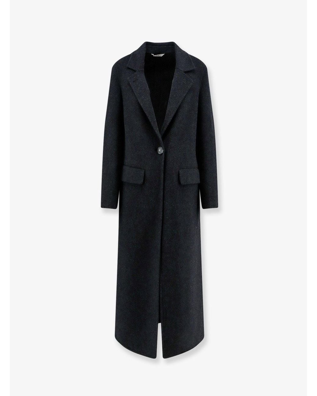Hevò Black Lamiedolimpia Wool Coat
