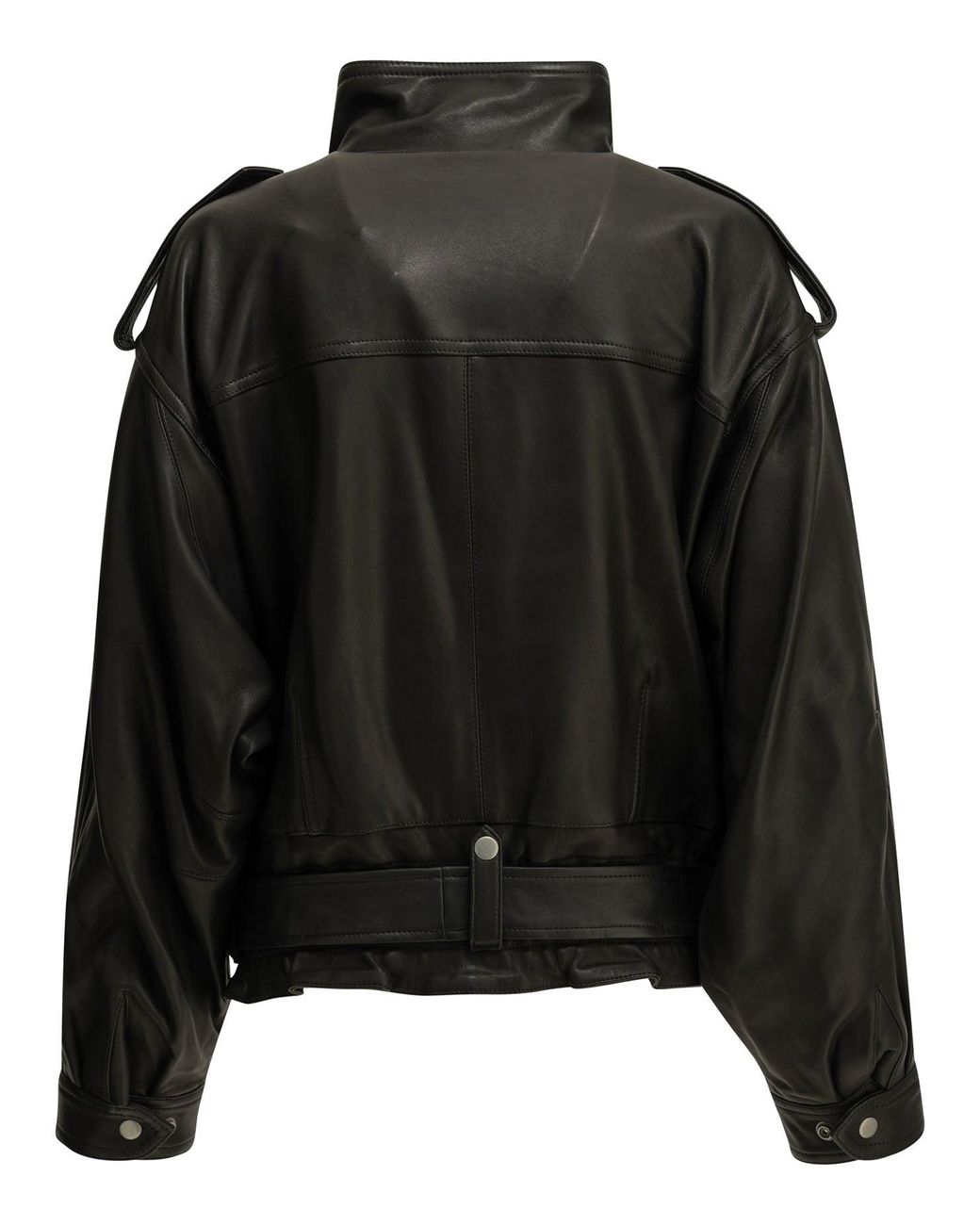 Isabel Marant Black "Farza" Leather Jacket