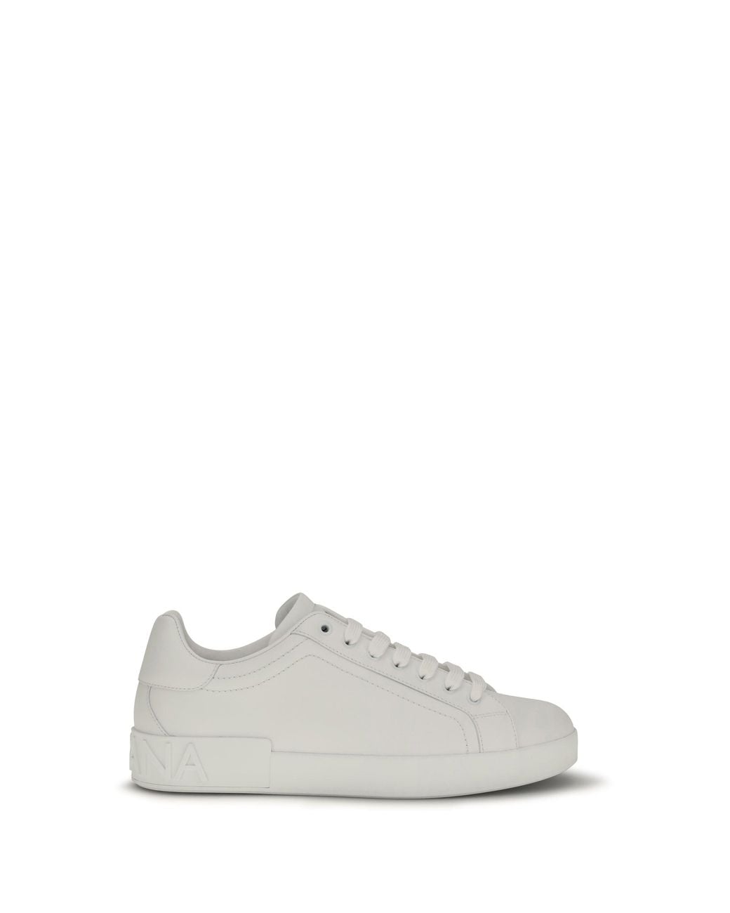 Dolce & Gabbana White Sneakers Portofino Nappa for men