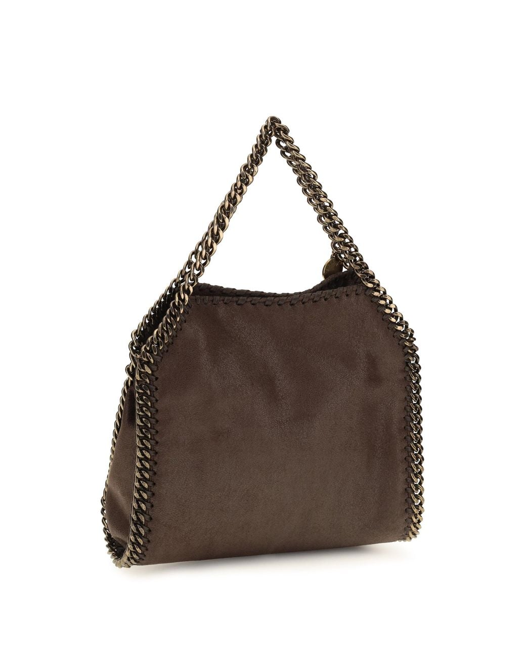 Stella McCartney Brown Mini Falabella Handbag Mahogany