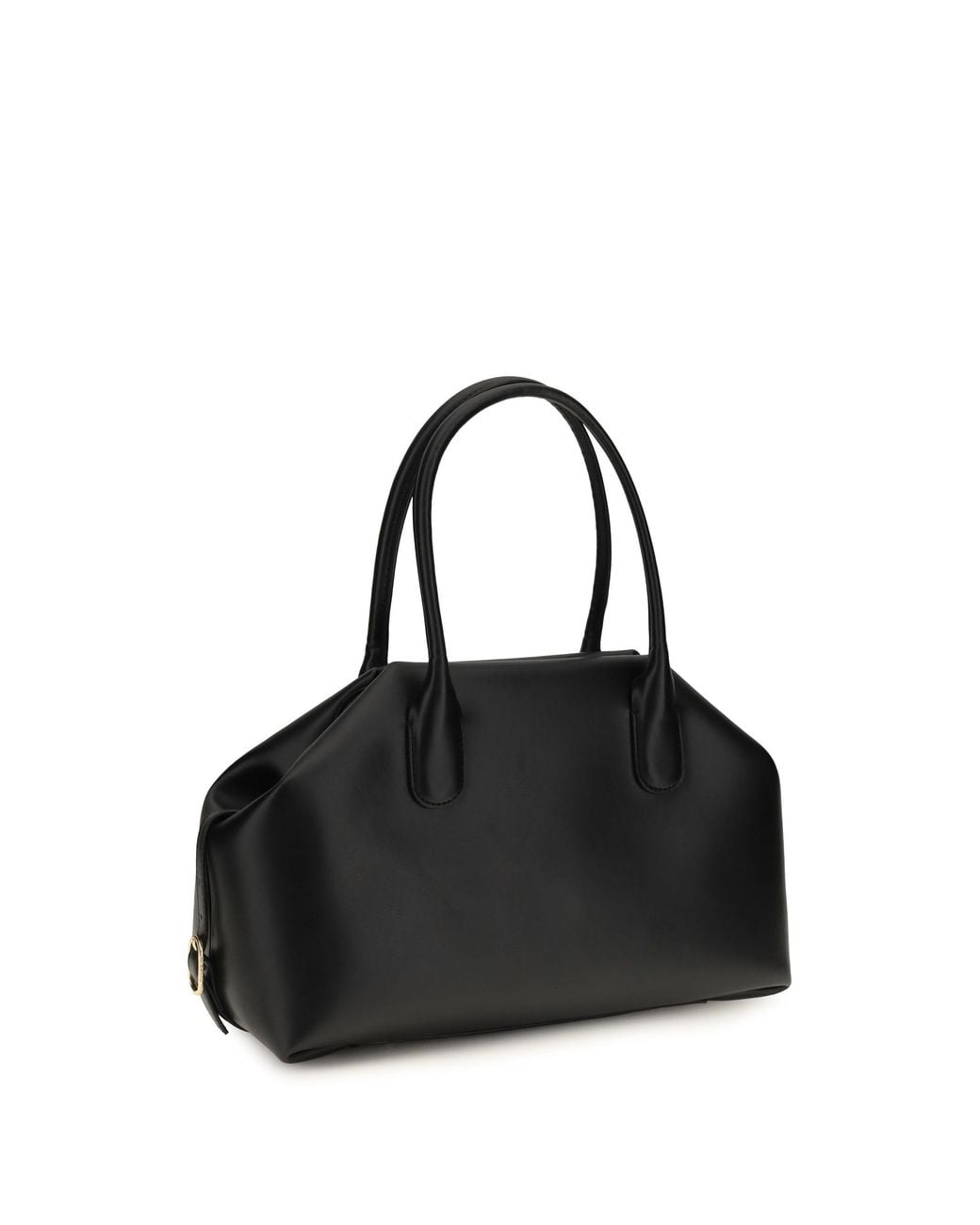 THEMOIRÈ Black Medium Talia Trank Shopping Bag