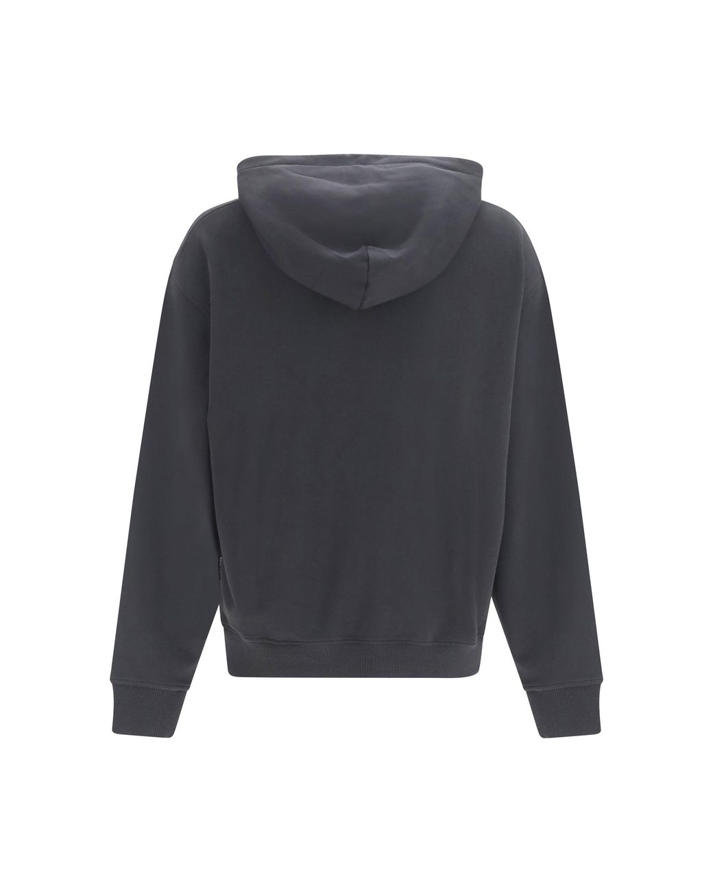 Palm Angels Gray Logo Hoodie for men