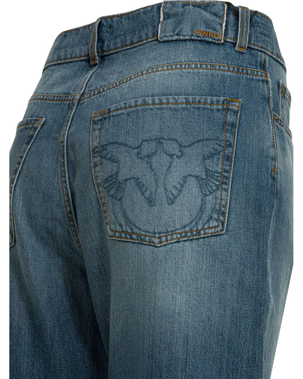Pinko Lightblue Cotton Jeans