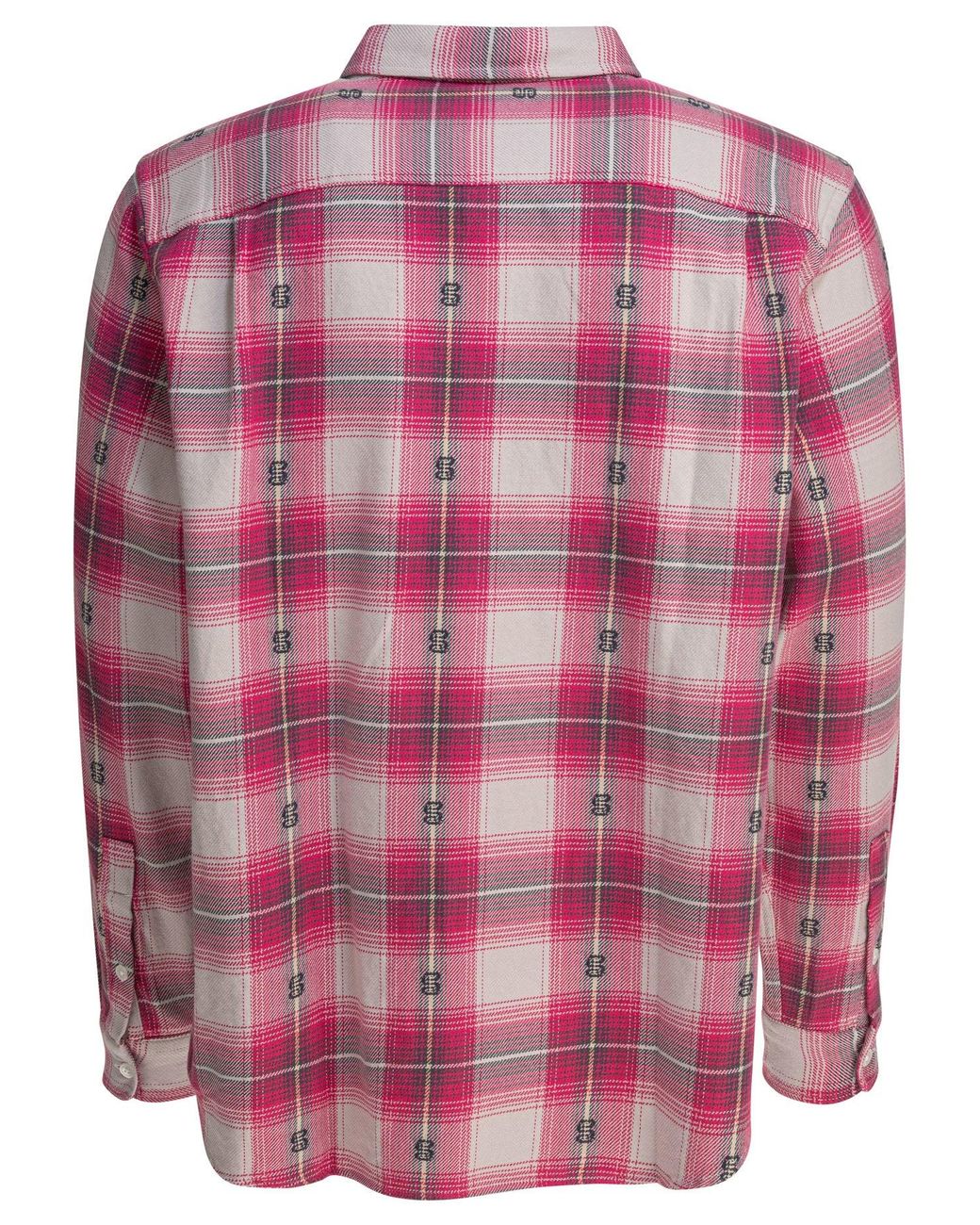 Stussy Pink Stussy Motif Plaid Shirt for men