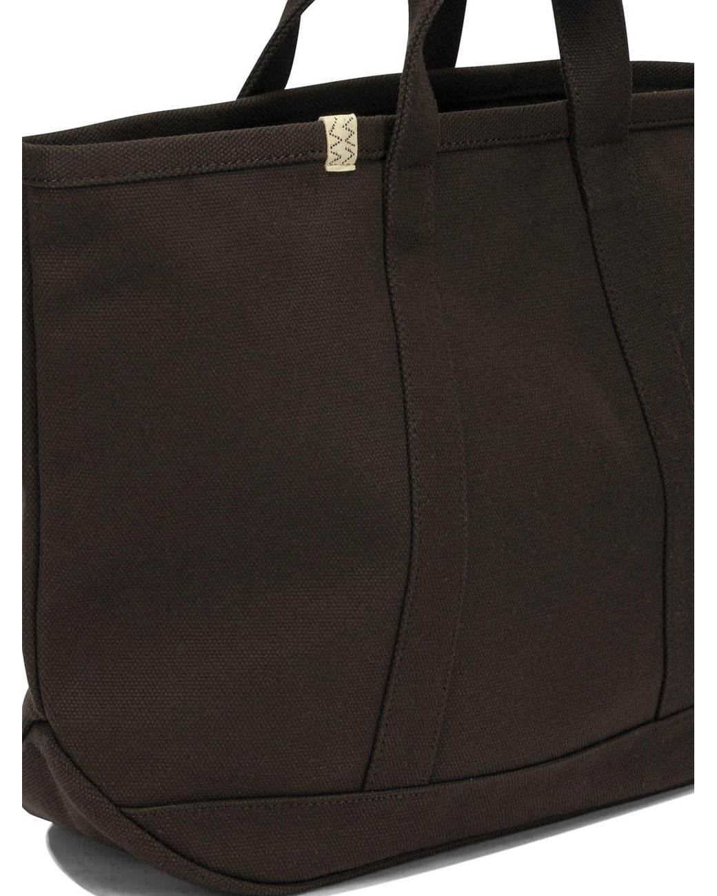 Visvim Black "Canvas Rime Tote M" Large Hand Bag