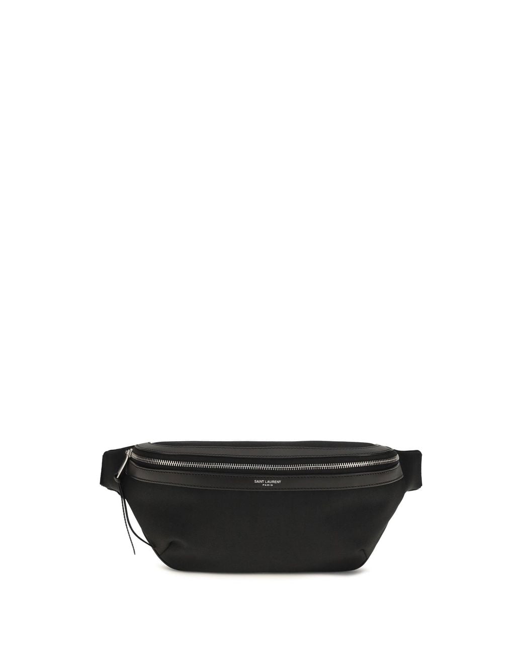 Saint Laurent White Canvas Fanny Pack for men