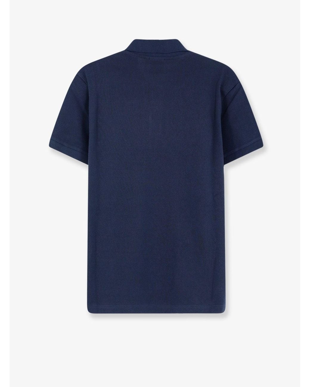 Dior Blue Cotton Polo Shirt for men