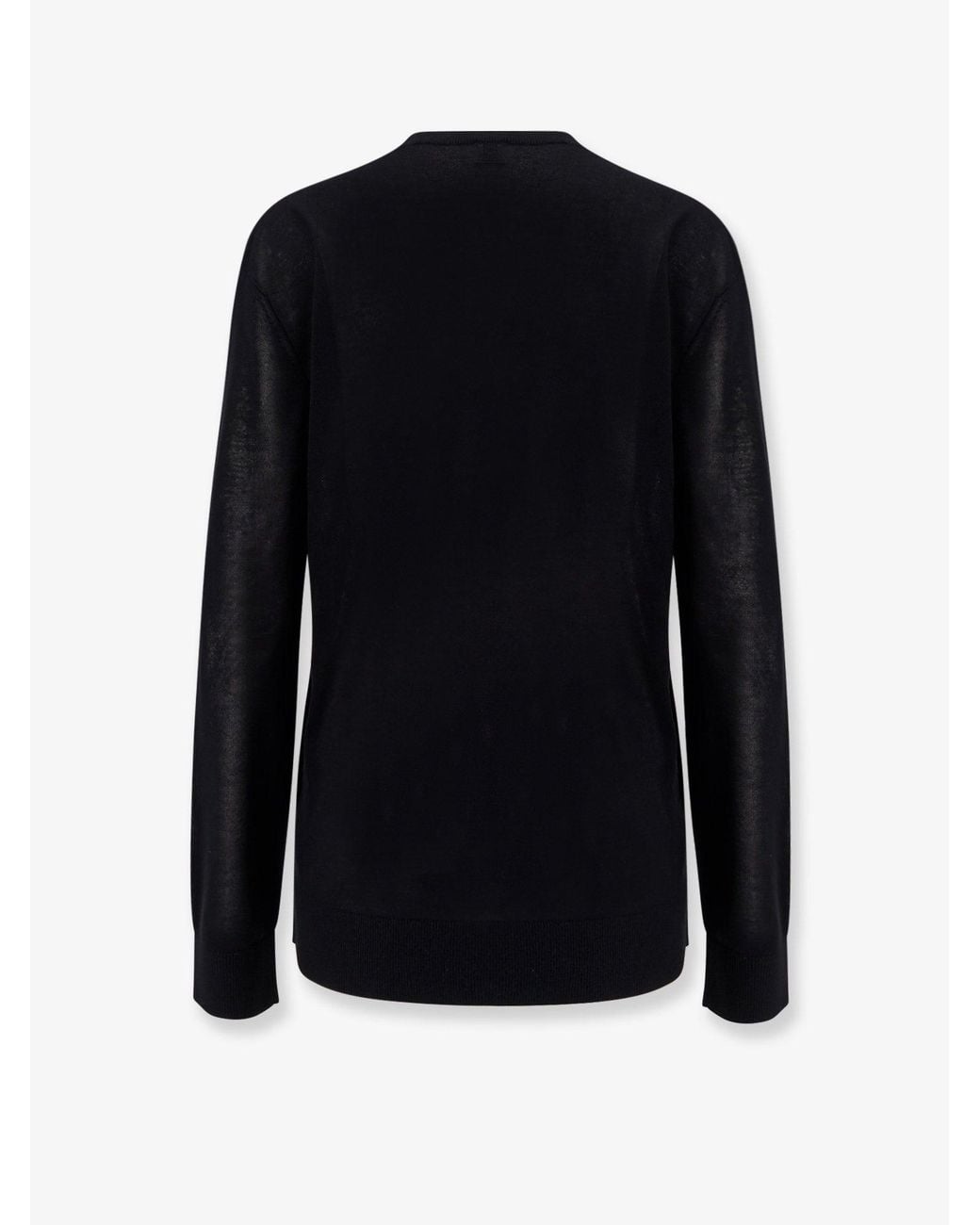 Totême Black Lyocell Sweater