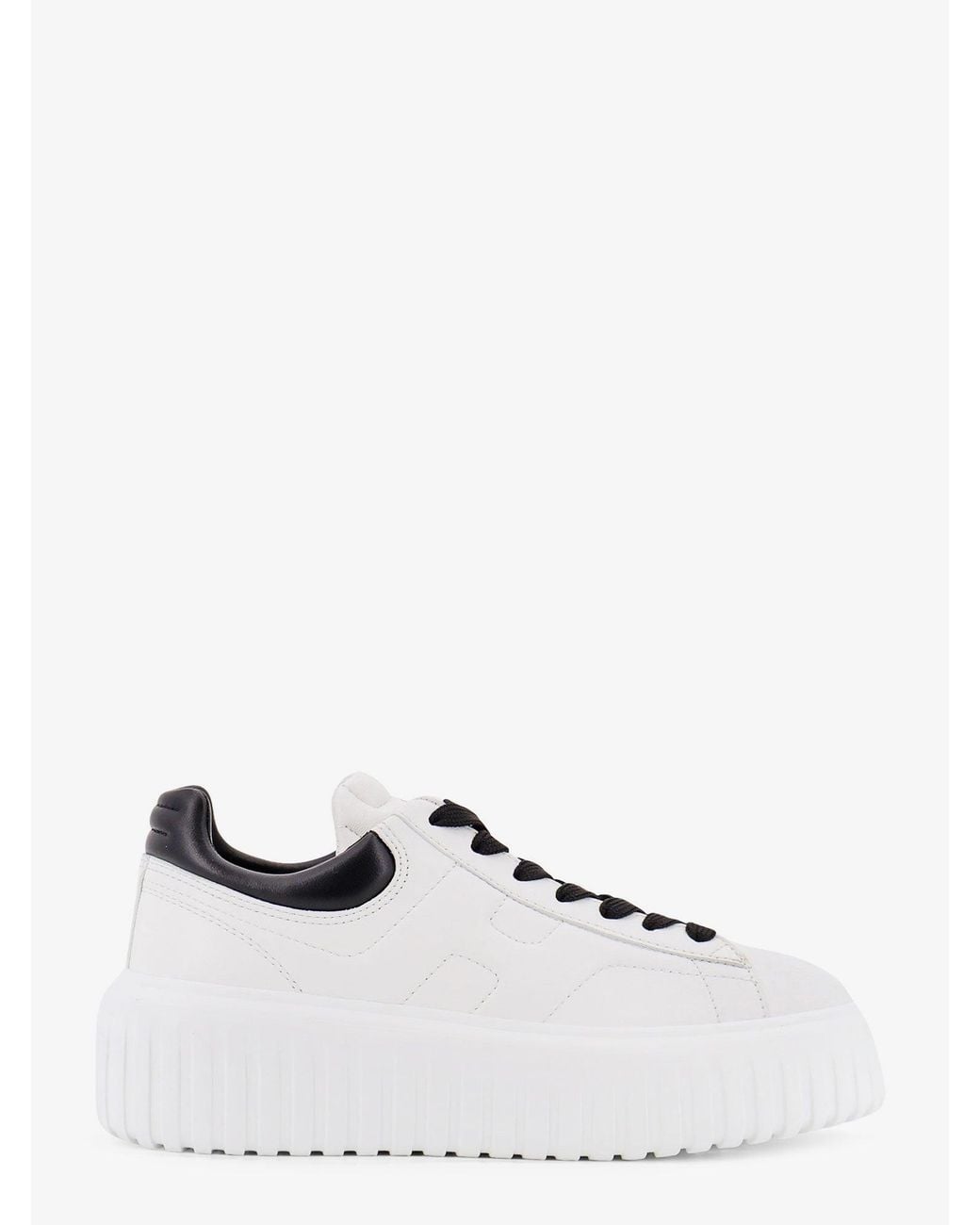 Hogan White And Leather Sneakers