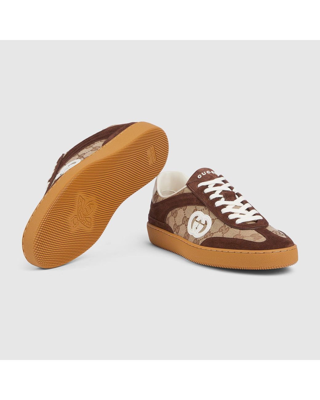 Gucci Brown "G75" Sneakers for men