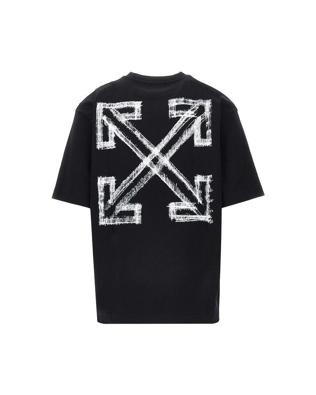 Off-White c/o Virgil Abloh Black 'City Nature' Cotton T-Shirt for men
