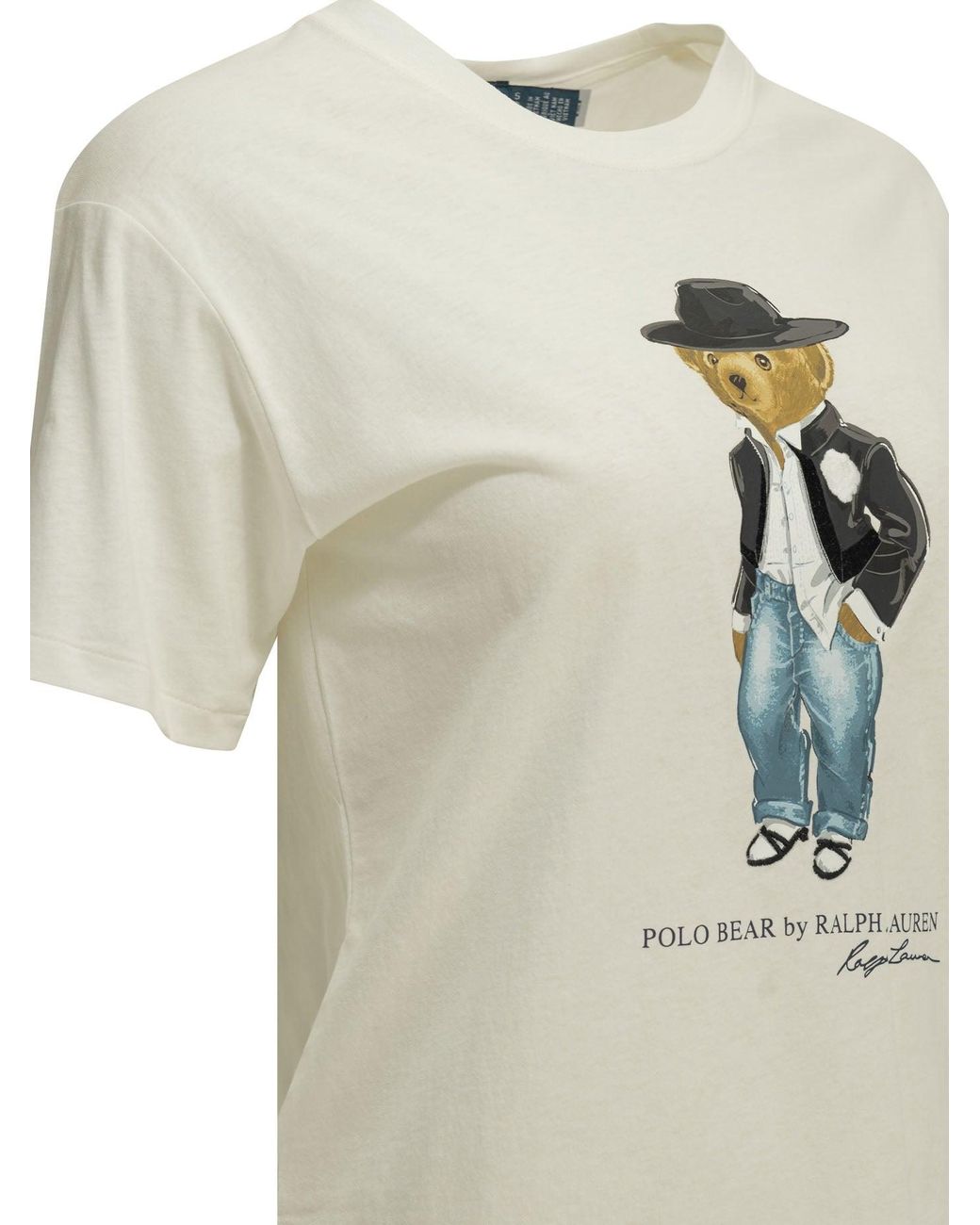 Polo Ralph Lauren White Holiday Polo Bear T-Shirt
