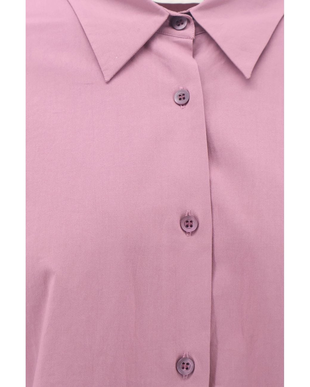 Dries Van Noten Pink Chloris Cotton Shirt With Embroiders Cuffs