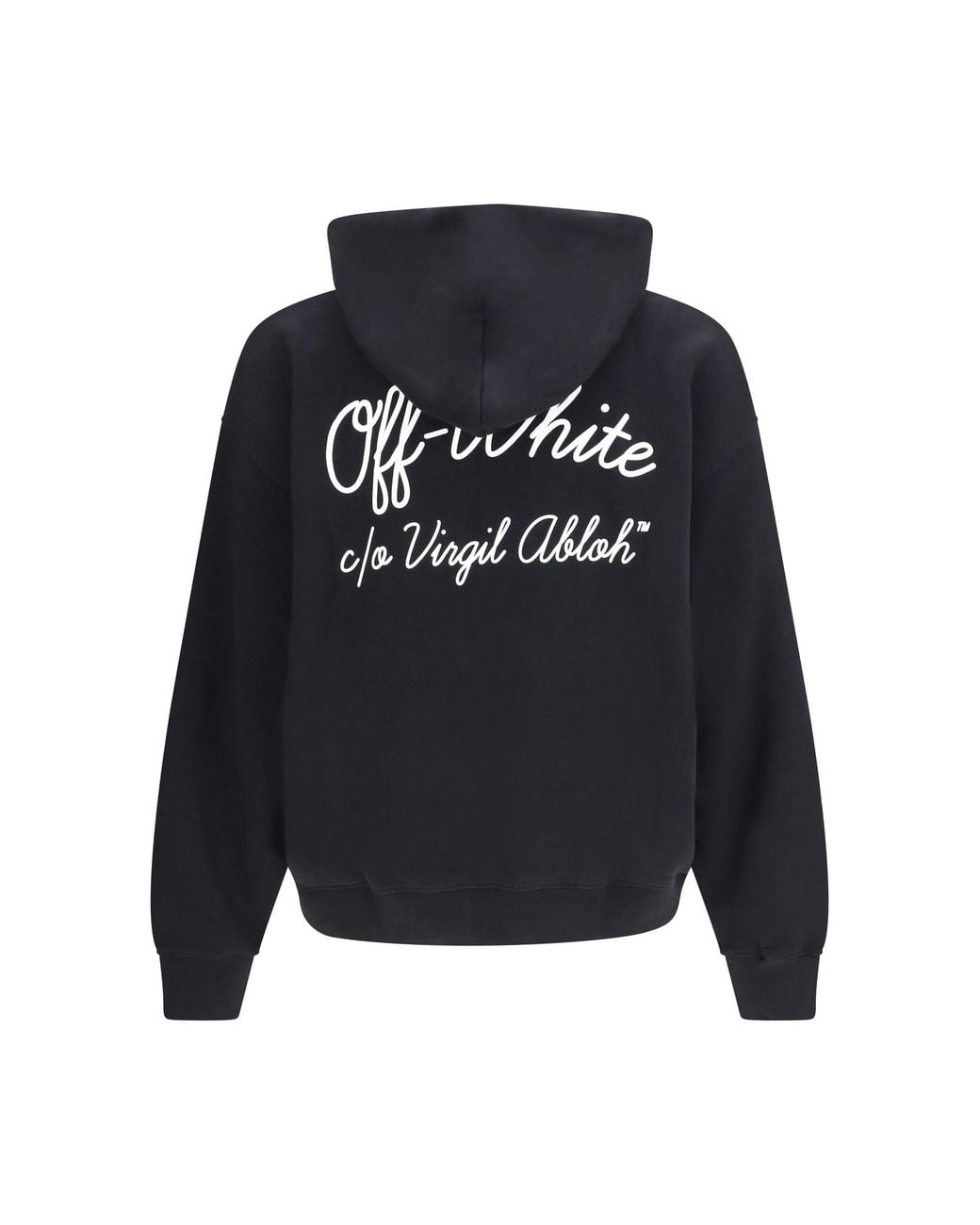 Off-White c/o Virgil Abloh Blue Script Skate Hoodie for men
