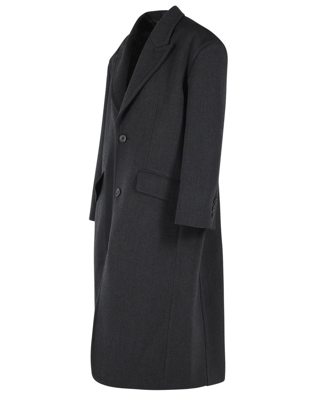 Marni Black Virgin Wool Coat