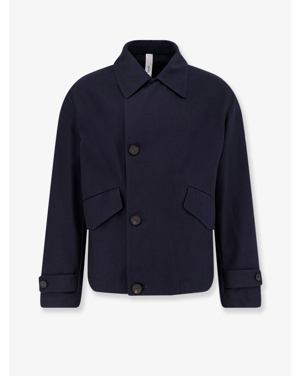 Hevò Blue Isola Di San Pietro Cotton Jacket for men