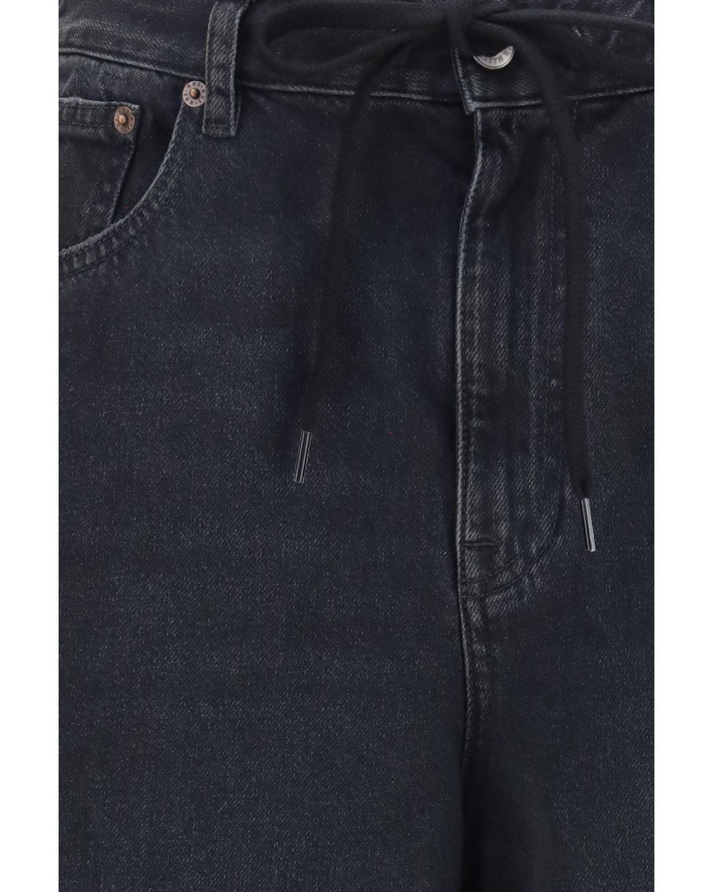 MM6 by Maison Margiela Blue Straight-Leg Stretch Denim Jeans