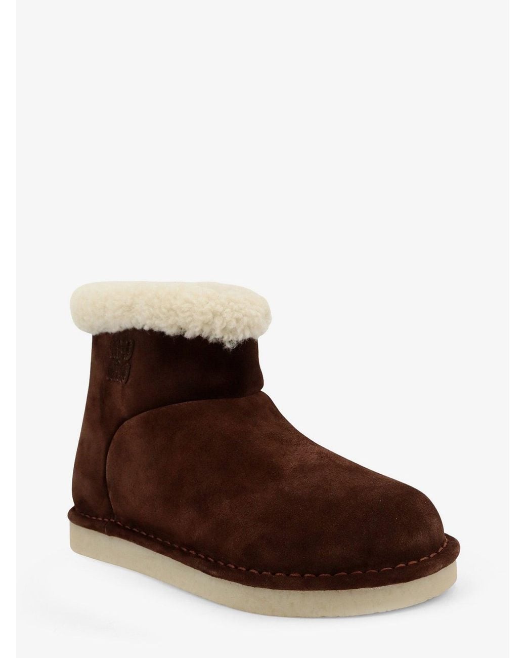 Miu Miu Brown Suede Ankle Boots