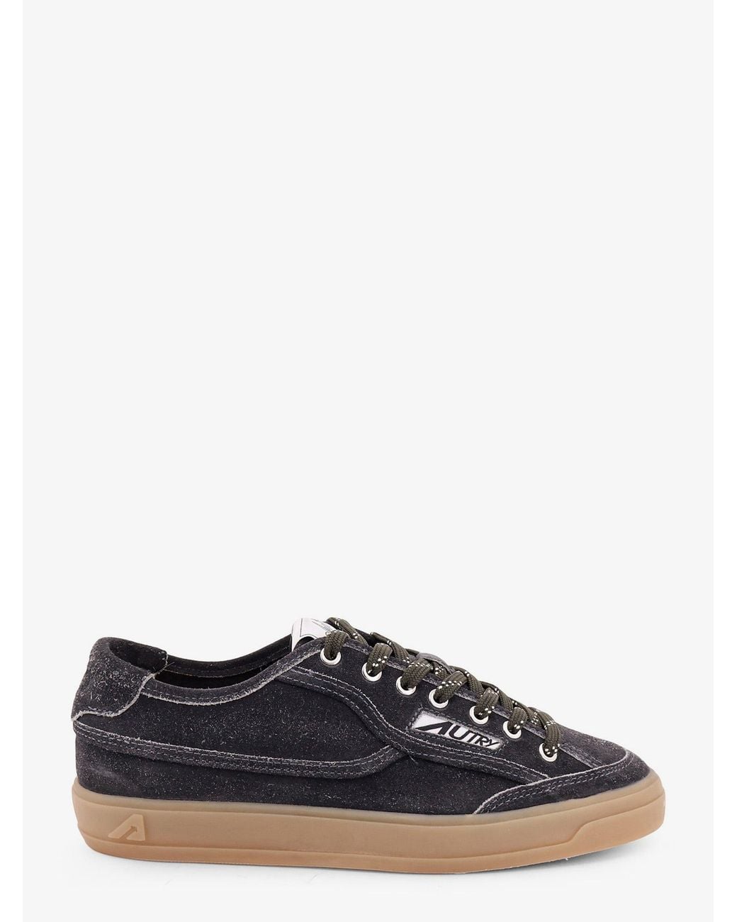 Autry Black Windscape Low Suede Sneakers