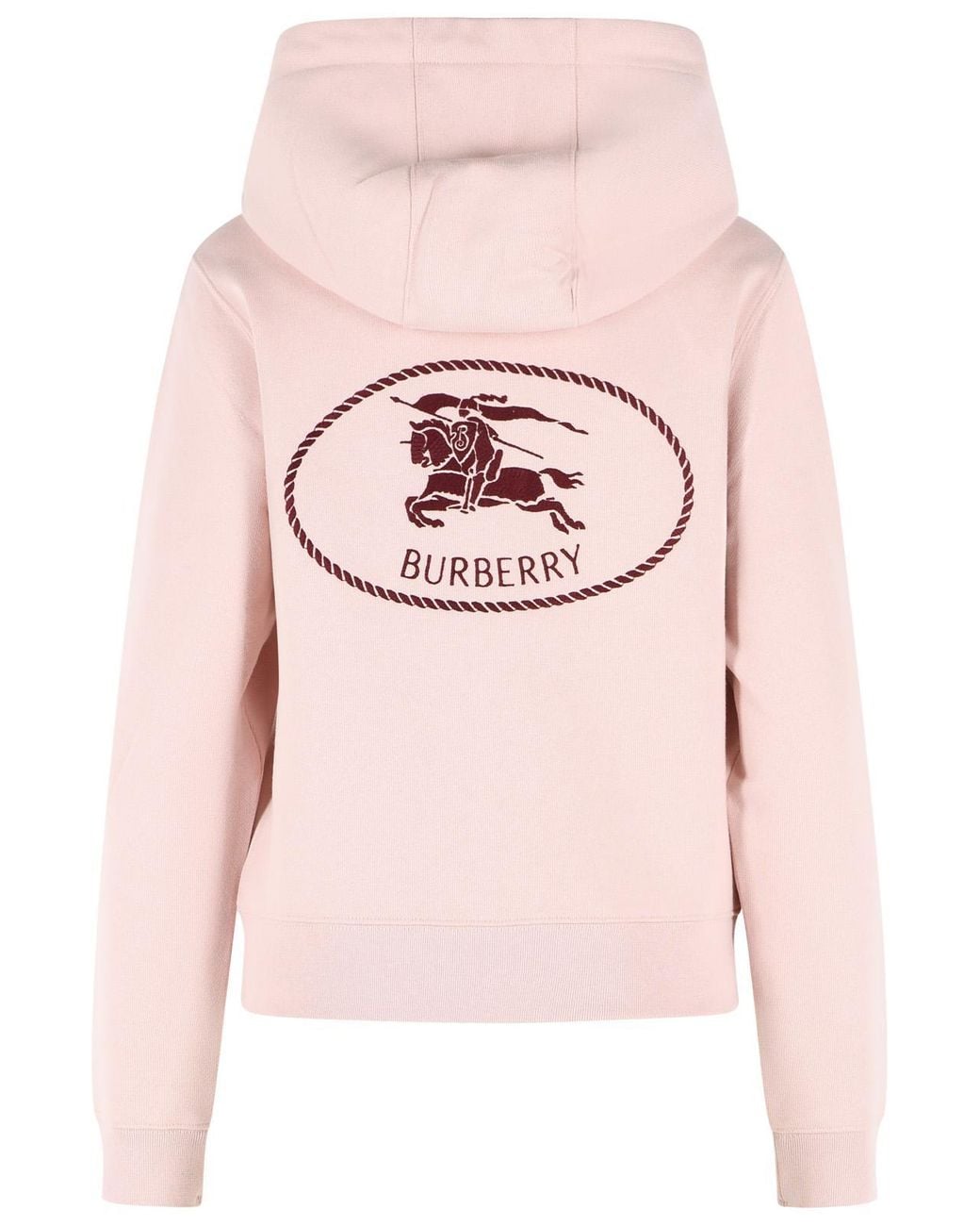 Burberry Pink 'Harley' Cotton Sweatshirt
