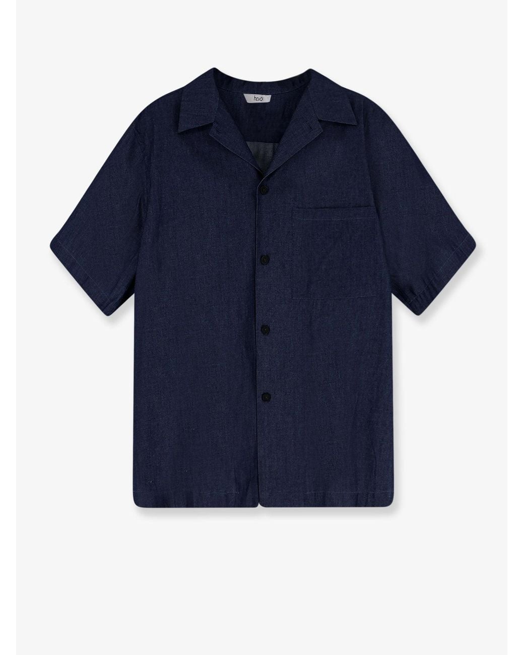 Hevò Blue Denim Shirt for men