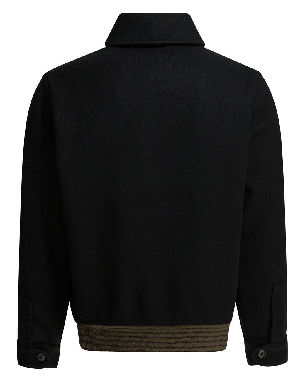 Buzz Rickson's Black Wool Bomber Jacket