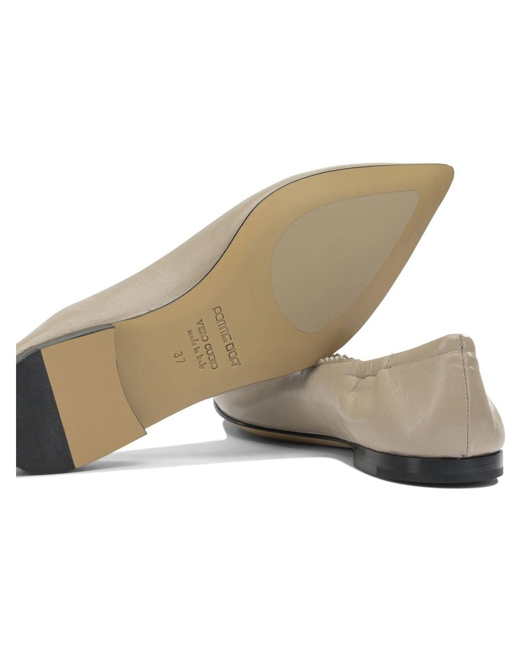 Pomme D'or Multicolor Ballerinas Beige